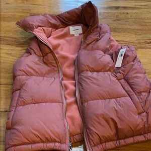 NWT OKD NAVY MAUVE VEST